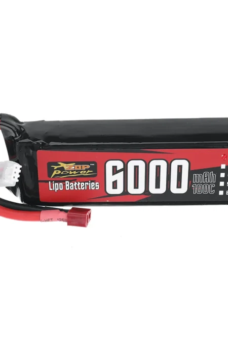ZOP Power 7.4V 6000mAh 100C 2S LiPo Battery T Plug for RC Car