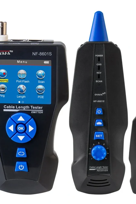NOYAFA NF-8601W/NF-8601S/NF-8601 Multifunctional RJ45 CAT6 Network Cable Tester Cable Tracker PoE/PING/Port LCD Display