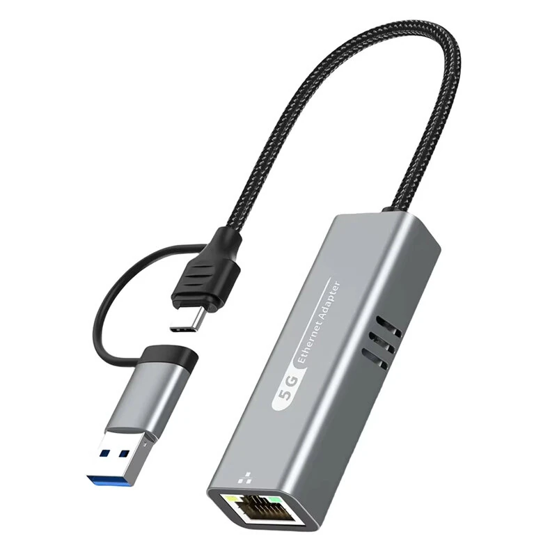 USB3.1 5000Mbps USB/Type-C To RJ45 Network Interface Converter Gigabit Ethernet Adapter RTL8157 for USB 3.1 Gen 1 Laptop
