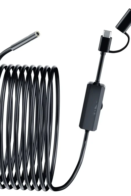 2 in 1 IOS Android 8mm Wired Industrial Endoscope Smartphone Camera 1m/2m/5m/10m Type-C HD 960P WiredPipe Inspection B