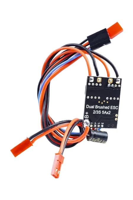 Flipsky Dual Way 5AX2 Brushed ESC Speed Controller 2-3S for 130/180 Motor Engine RC Car Airplane Model Parts