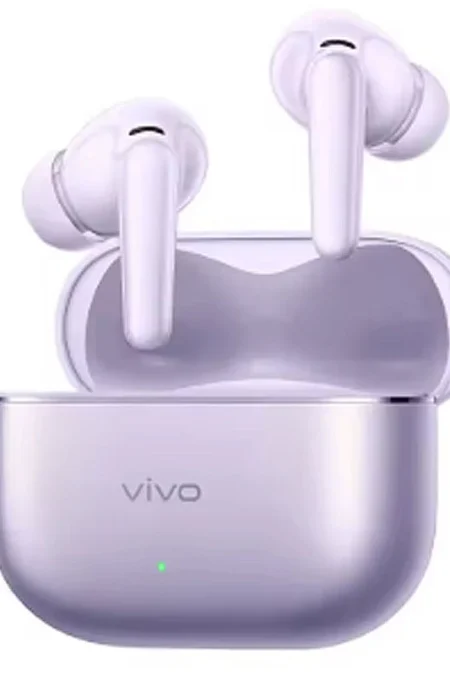 VIVO TWS 5 TWS Earbuds Wireless bluetooth V5.4 Earphone HiFi Stereo -60dB Depth Noise Cancelling 4-Mic AI Call Noise Red