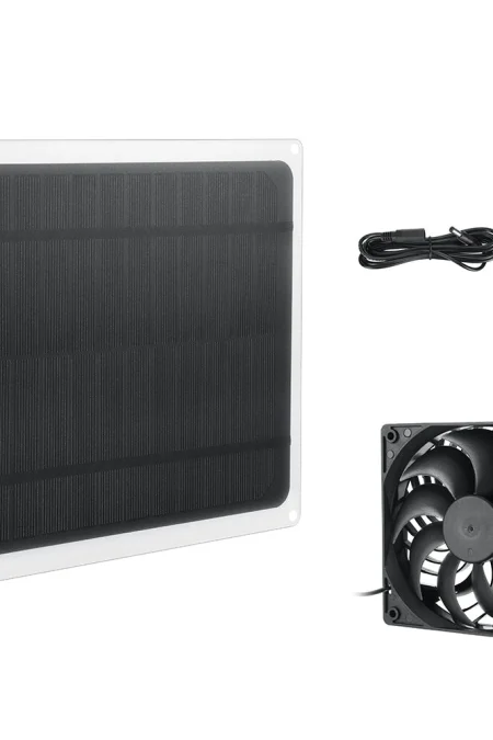 10W Photovoltaic Solar Panel High Speed Waterproof Exhaust Fan With Protective Net Suitable for Chicken Coop and Dog Ken