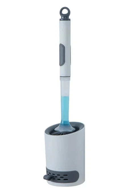 Silicone Plus Liquid Toilet Brush No Dead Corner Toilet Cleaning Brush Water Spray Soft BrushLong Handle TPR Silicone