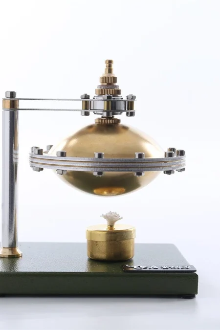 Assembly UFO Spin Suspension Steam Stirling Engine With Copper Boiler Educational Toys