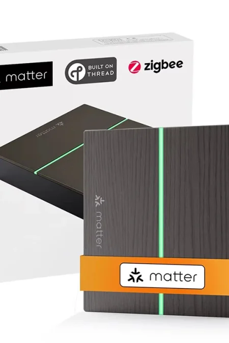 Tuya Zigbe Smart Wired Matter Gateway Hub Matter Smart Home Bridge Remote Controller Works with HomeKit,Siri,Google Home