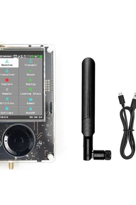 HackRF One PortaPack H4 Kit SDR Transceiver Receiver 1MHz to 6GHz USB Type C SMA Frequency Radio Signal Analysis