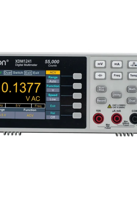 OWON XDM1241 USB Digital Multimeter 55000 Counts Universal Desktop Multimeters Meter with 3.5-inch TFT LCD Screen