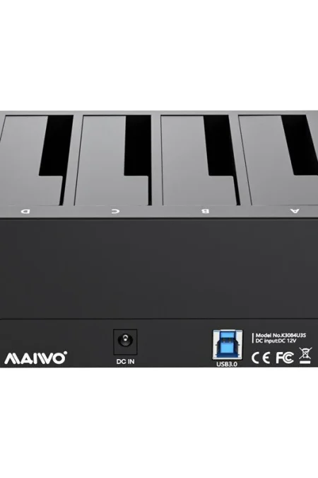 MAIWO K3084U3S 4-Bay Hard Drive Docking Station SATA to USB3.0 HDD Docking for 2.5/3.5 inch HDD/SSD Station External SAT