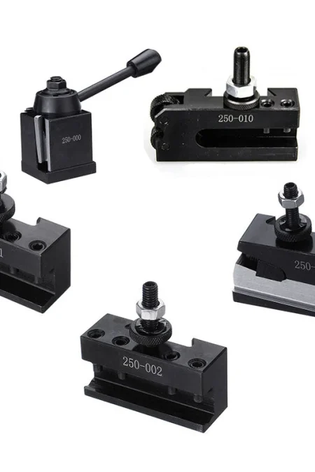 Drillpro 250-000 Cuneiform GIB Type Quick Change Tools Kit Tool Post 250 001-010 Tool Holder for Lathe Tools