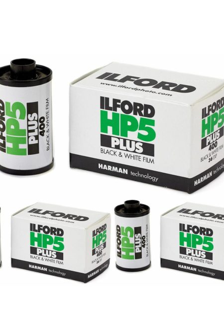 Ilford HP5 Plus ISO 400 Black and White 35mm Roll Film (36 Exposures, 3-Pack)