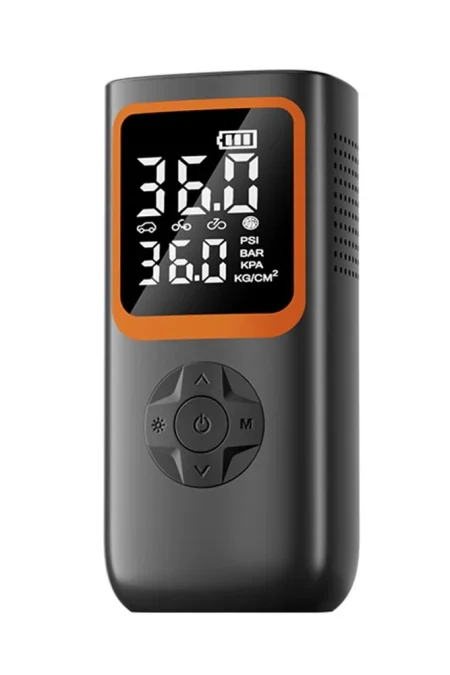 Wireless Dual Digital Display Car Tire Inflator with Auto Shutoff Charging Lighting Car and Motorcycle Air Pump