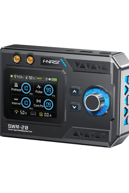 FNIRSI SWM-20 Dual Pulse Spot Welding Machine 5000mAh Battery Rechargeable 1200A High Current 0.5mm Welding Adjustable S