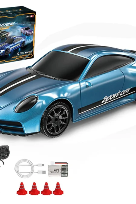 ENOZE 8502 8503 1/43 2.4G 4WD RTR Full Scale Mini Drift RC Car LED Lights Desktop Vehicle Models