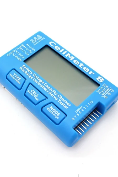 CellMeter 8 1-8S Li-Po Battery Discharge Charger Voltage Servo Test All-in-one Multi-Function Tester