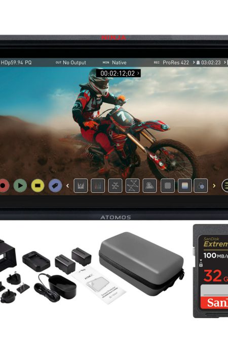 Atomos Ninja V 5-Inch HDR Daylight Viewable Portable Monitor/Recorder with Accessory Kit Bundle