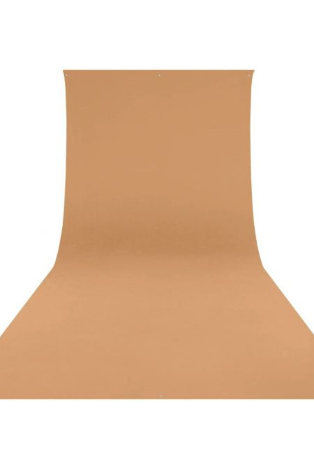 Westcott Wrinkle-Resistant, Machine-Washable Backdrop (Brown Sugar, 9 x 20 Feet)