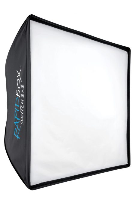 Westcott Rapid Box Collapsible Switch Modifier Softbox 3 x 3 with Carry Case and Diffusion Panels