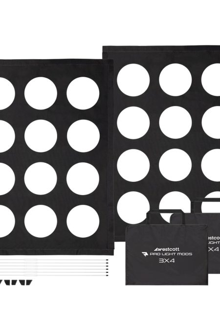 Westcott Pro Light Adjustable Corner System and Hook-And-Loop Tape Lining Mods 3 x 4 (2-Pack)