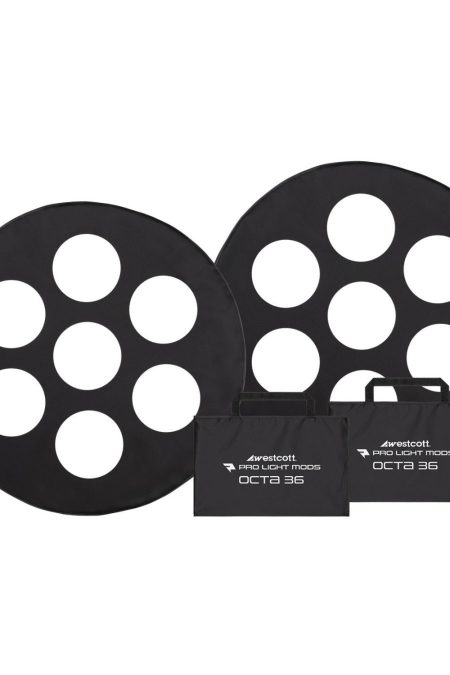 Westcott Pro Light Adjustable Corner System and Hook-And-Loop Tape Mods Octa 36 with Case (2-Pack)