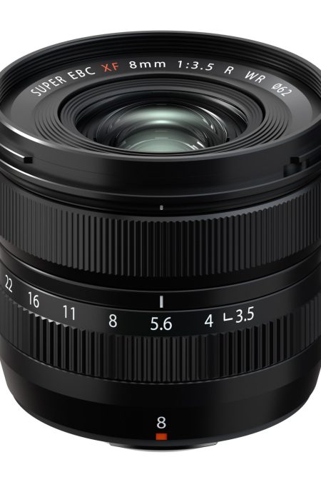 Fujifilm Fujinon XF8mm F3.5 R WR 35-mm Focal Length and 120-Degree Angle of View Lightweight Lens