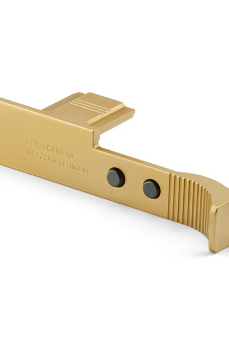 Leica Q3 Brass Blasted Finish Thumb Support with Hotshoe Cover, Soft Release Button, and Lens Hood