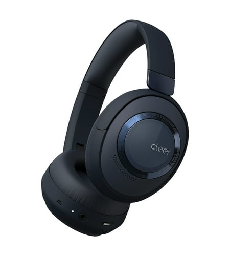 Cleer Audio Alpha Noise Canceling Hi-Res Audio Bluetooth 5.1 Over-Ear Headphones (Midnight Blue)