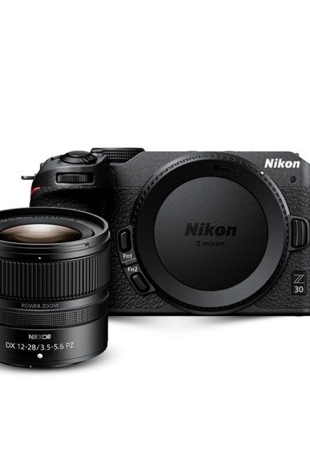 Nikon Z 30 Mirrorless Body Camera and NIKKOR Z DX 12 to 28mm f/3.5 to 5.6 PZ VR Lens