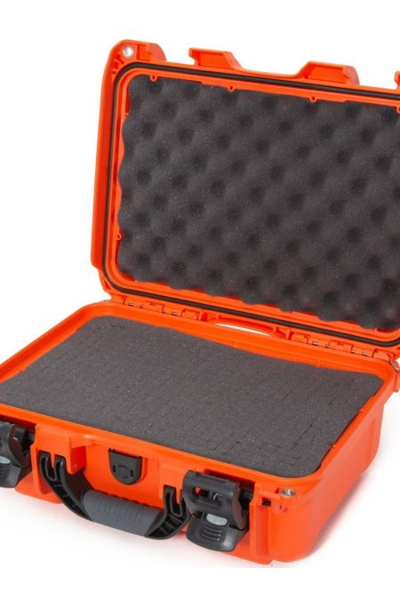 Nanuk 915 Pro IP67 Rated Impact-Resistant Hard Case with Soft Grip and Ergonomic Handle (Orange)