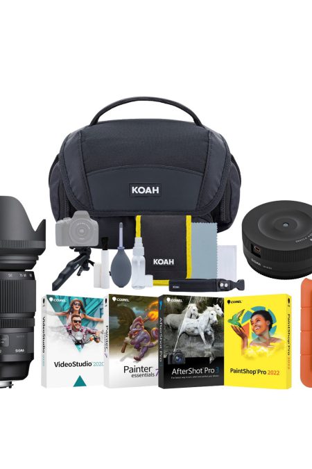 Sigma 24-105mm F4.0 Art DG OS HSM Lens for Nikon DSLR Cameras with Portable Hard Drive Bundle