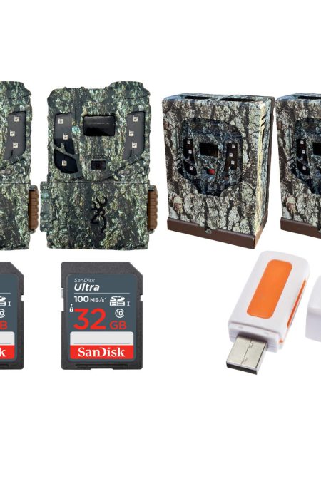 Browning Defender Pro Scout Max Extreme HD Cellular Trail Camera with Security Box Bundle (2-Pack)