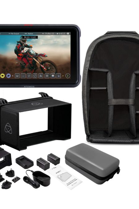 Atomos Ninja V 5-Inch HDR Daylight Viewable Portable Monitor/Recorder with Sunhood and Accessory Kit