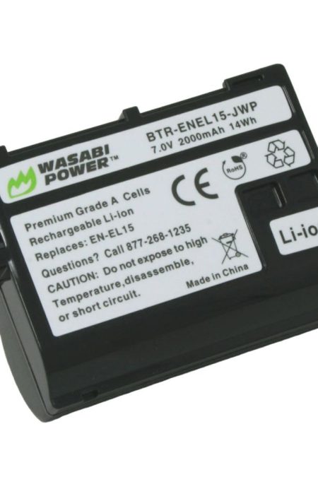 Wasabi Power EN-EL15 Lithium-Ion Replacement Battery with Grade-A Cells