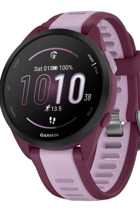 Garmin Forerunner 165 Music GPS Running Smartwatch (Berry-Lilac)