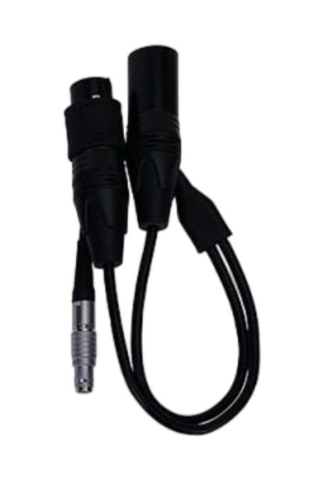 Aputure Sidus One 2-Way Splitter 13.8-Inch Cable with 3-Pin Push-Pull to 5-Pin XLR Male DMX Adapter