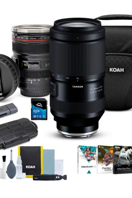 Tamron 70-180mm F/2.8 Di III VC VXD G2 for Sony E-Mount with Lens Mug, Case and Accessory Bundle