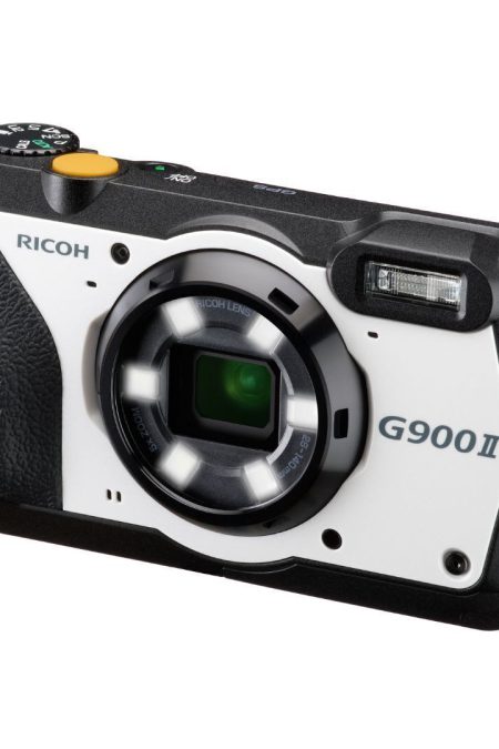 RICOH G900 II Waterproof Camera with Camera Memo Feature and 20 Megapixels (Black and Pearl White)