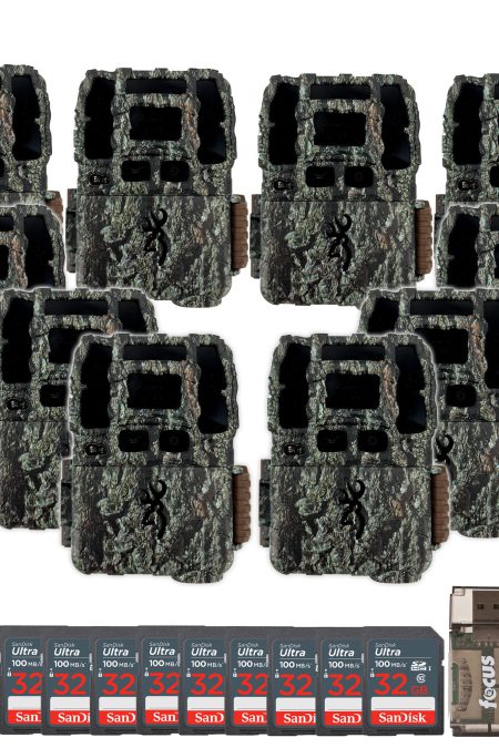 Browning Trail Camera Dark Ops Pro DCL NANO Trail Camera 10-Pack with Ten 32GB Cards and Reader