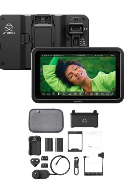 Atomos Shinobi II HDMI 4K Monitor with HDR Touchscreen with Atomos Monitor Accessory Kit Bundle