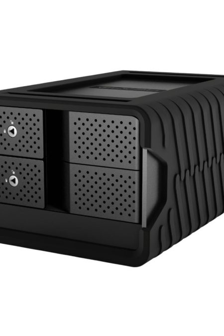 Glyph Blackbox Pro Raid Desktop Drive with USB-C 3.1 Gen2 Interface and 7200 RPM (40TB, Black)