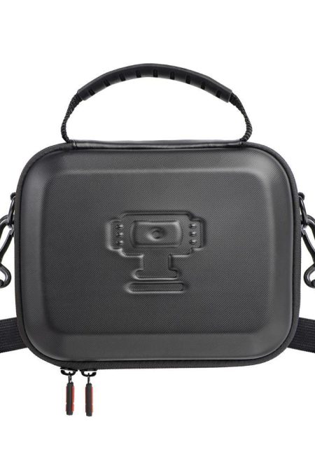 STARTRC PU Storage Bag for DJI Osmo Pocket 3 Action Camera with Water-Resistant Design (Black)