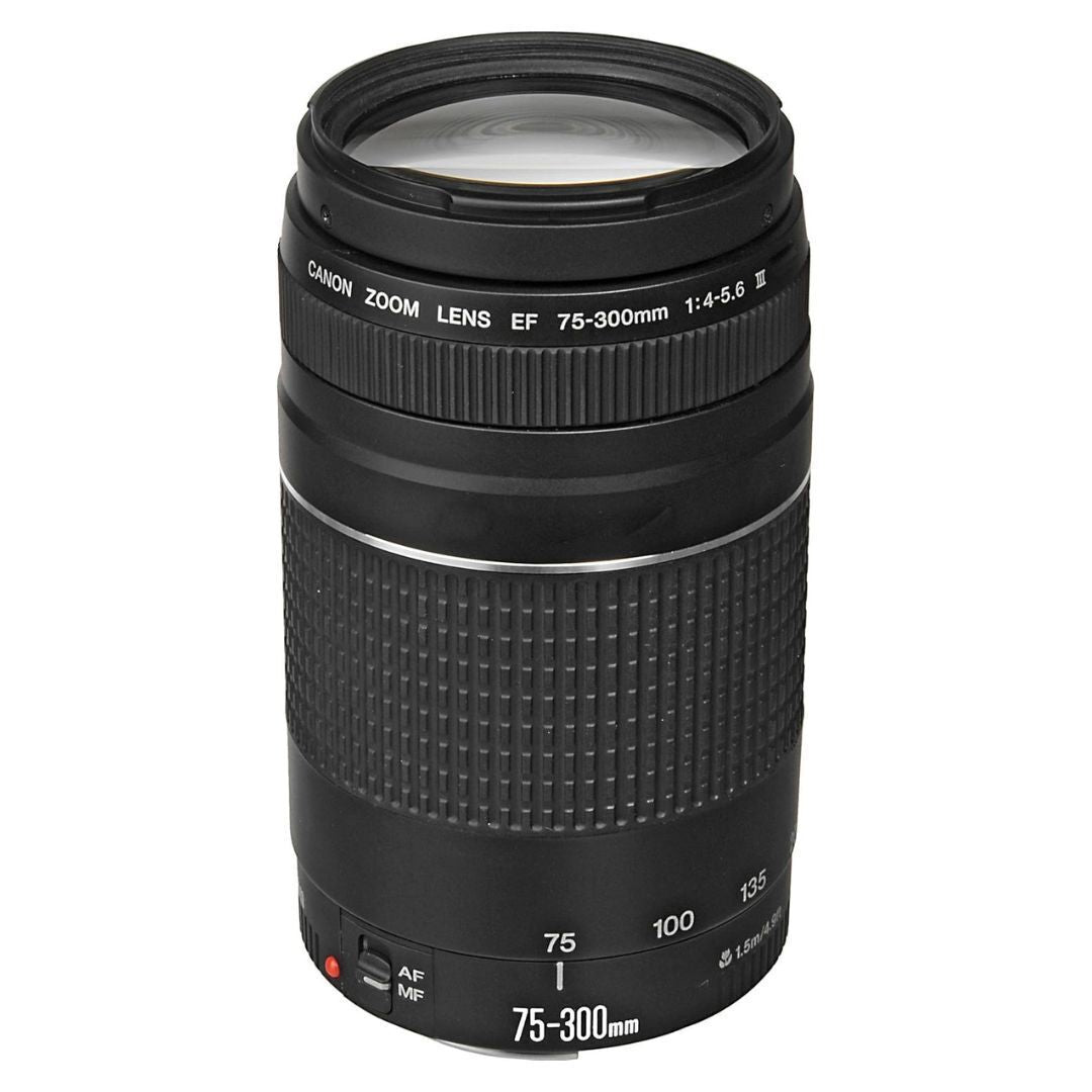 Canon EF 75-300mm f/4-5.6 III Telephoto Zoom Lens (Black) (Certified Refurbished)