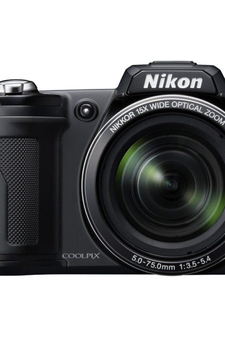 Nikon COOLPIX L110 Digital Camera, 12.1MP, 15x Optical Zoom (Black) (Certified Refurbished)