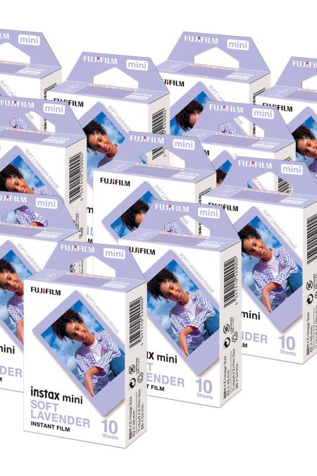 Fujifilm INSTAX MINI Soft Lavender Instant Print Film for INSTAX PAL Camera (10-Pack) Bundle