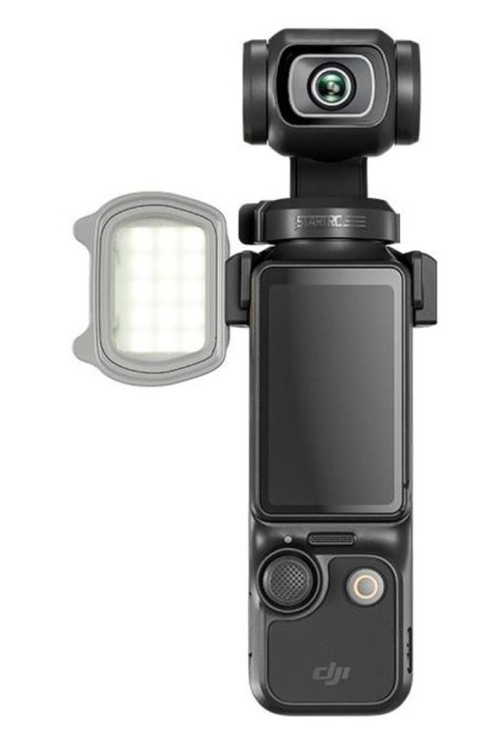 STARTRC Magnetic Fill Light with Bracket for DJI Pocket 3 with USB Charging and Portable Size (Gray)