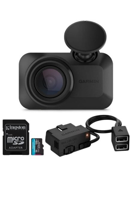 Garmin Dash Cam Mini 3 Ultra-Compact 1080p Camera with 140-Degree Field of View (Black) Bundle