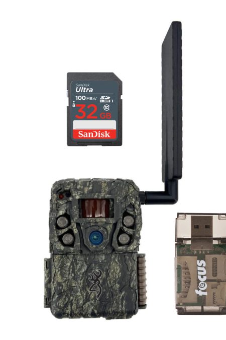 Browning Trail Camera 24 Megapixel Defender Wireless Vision Pro HD with 32GB Memory Card Bundle