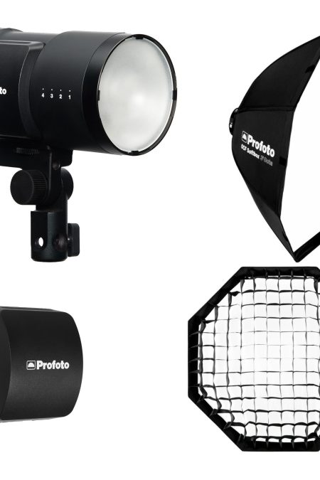 Profoto B10X Off-Camera Flash and Continuous Light with Softbox Octa and Li-Ion Battery Bundle