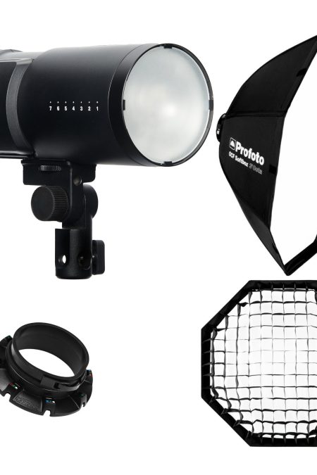 Profoto B10X Plus Off-Camera Flash and Continuous Light with 3-Feet Softbox Octa Bundle