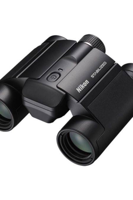 Nikon 12x25 S Dual-Hinge Design Stabilized Binoculars with Multilayer Lens Coatings (Black)